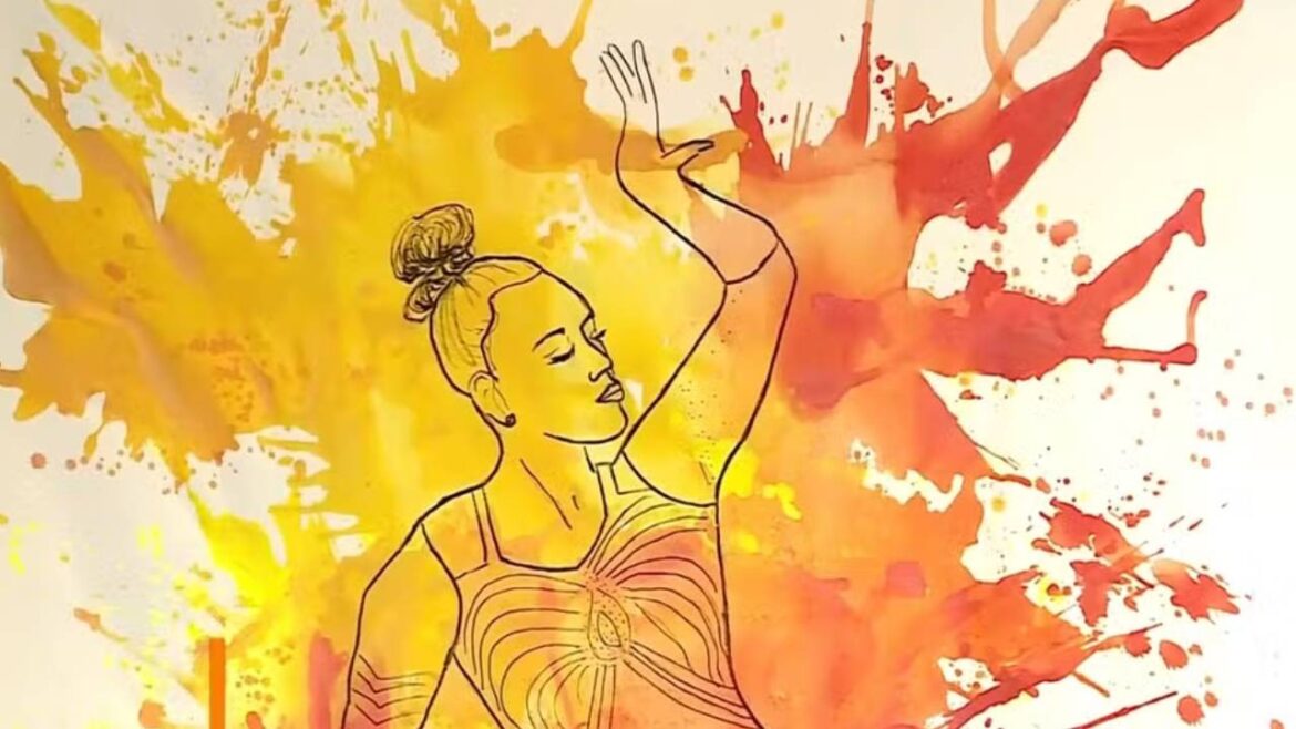 exposicao-homenageia-rebeca-andrade-com-design-inspirado-na-ginasta-em-juiz-de-fora