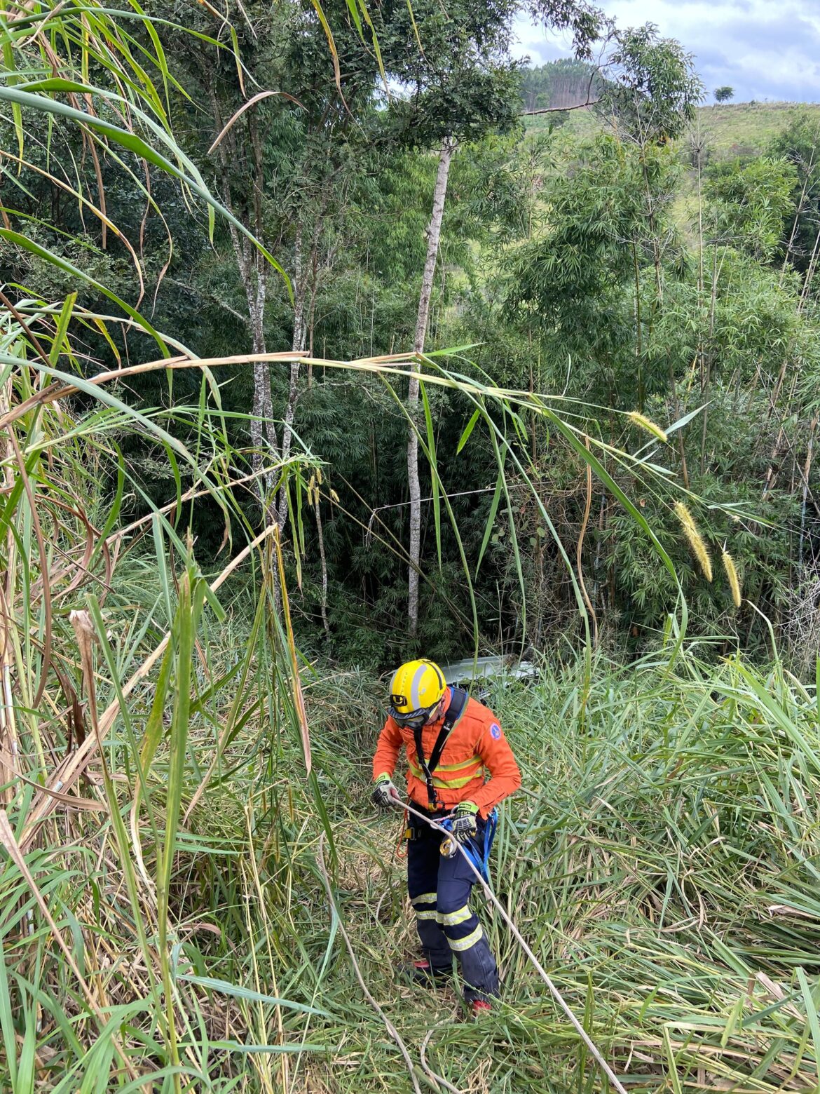 motorista-de-caminhao-perde-o-controle-da-direcao-e-cai-em-ribanceira-de-10-metros-na-br-267