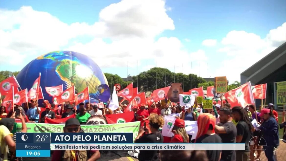 inicio-das-obras-da-blue-zone-da-cop30-e-marcado-por-protesto-de-indigenas-e-movimentos-sociais-em-belem
