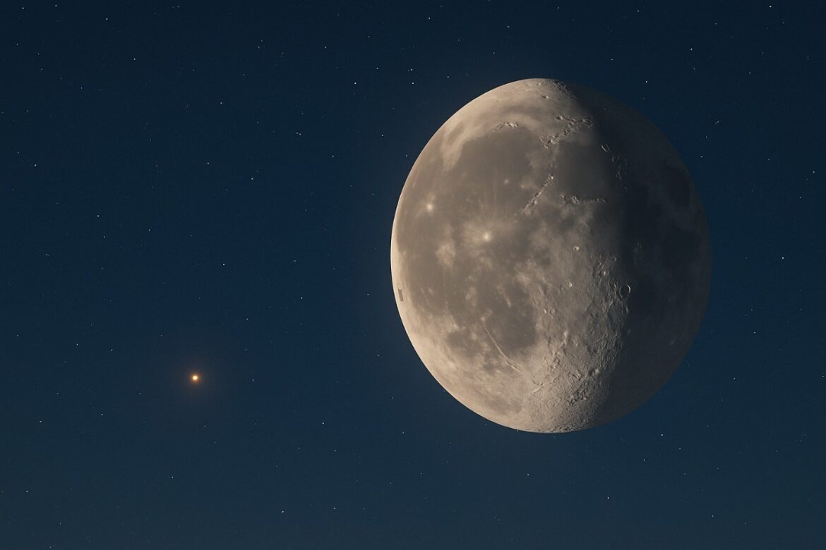 marte-vai-brilhar-ao-lado-da-lua-nesta-segunda-(28);-veja-como-observar