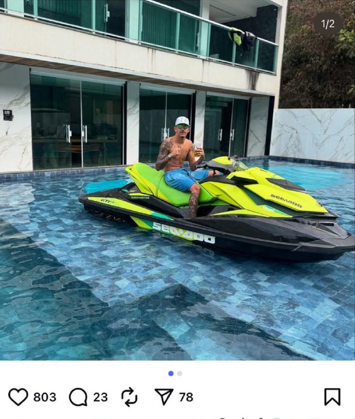 homem-que-tentou-atropelar-motociclista-com-carro-de-luxo-e-debochou-em-video-ostentava-nas-redes-sociais