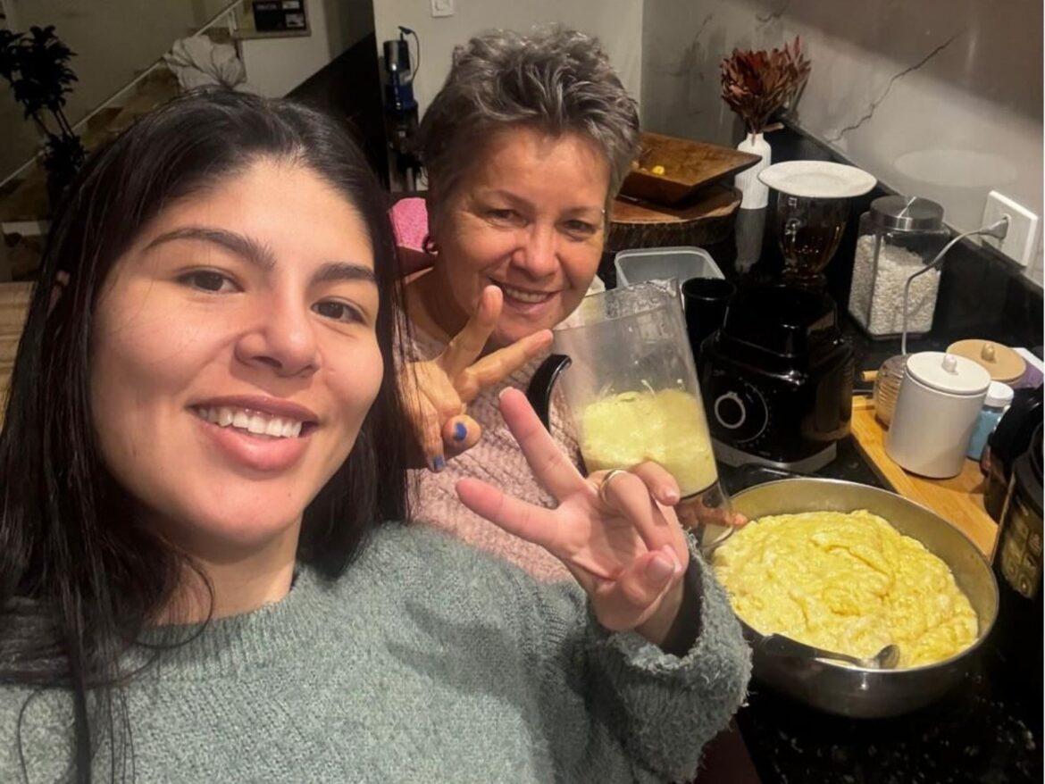 acreana-viraliza-ao-mostrar-mala-cheia-de-alimentos-regionais-que-mae-leva-do-ac-para-curitiba;-video