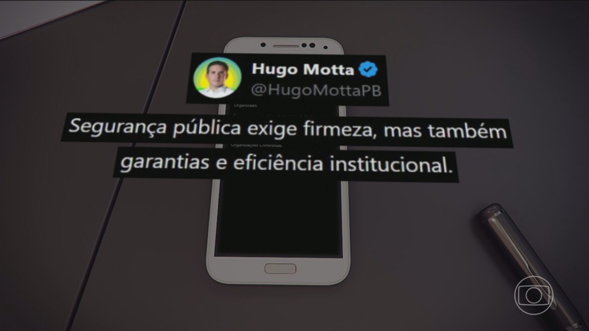 hugo-motta,-presidente-da-camara,-confirma-para-terca-(18)-a-votacao-do-projeto-de-combate-as-faccoes-criminosas