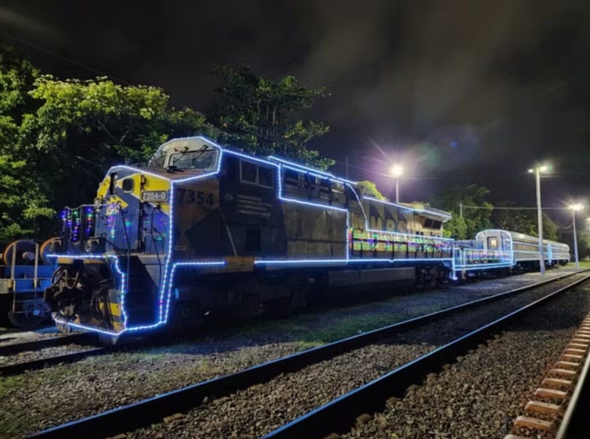 trem-de-natal-decorado-com-luzes-vai-passar-por-juiz-de-fora-e-regiao;-veja-programacao