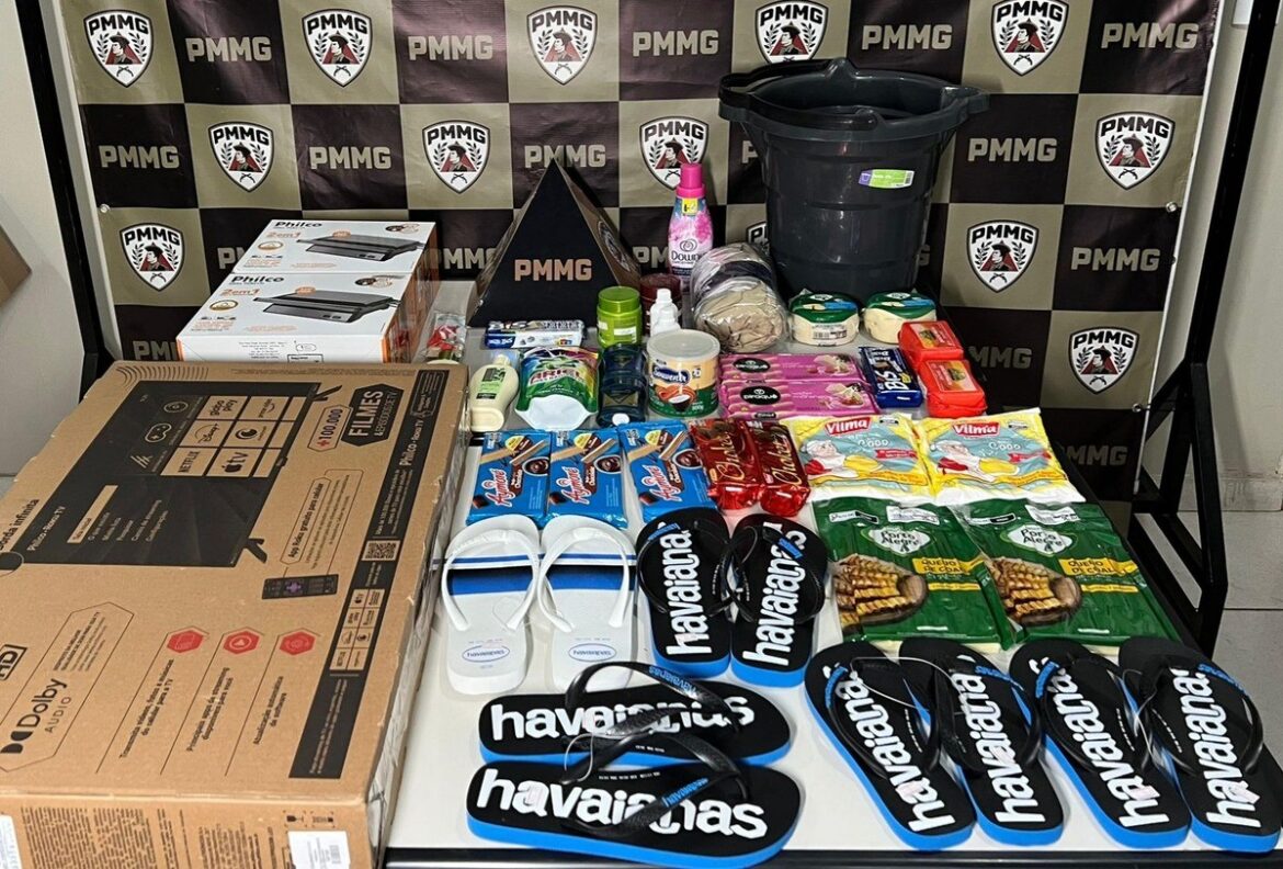 queijo,-doce-de-leite-e-outros-produtos:-trio-de-juiz-de-fora-e-preso-com-carro-cheio-de-itens-furtados-em-muriae