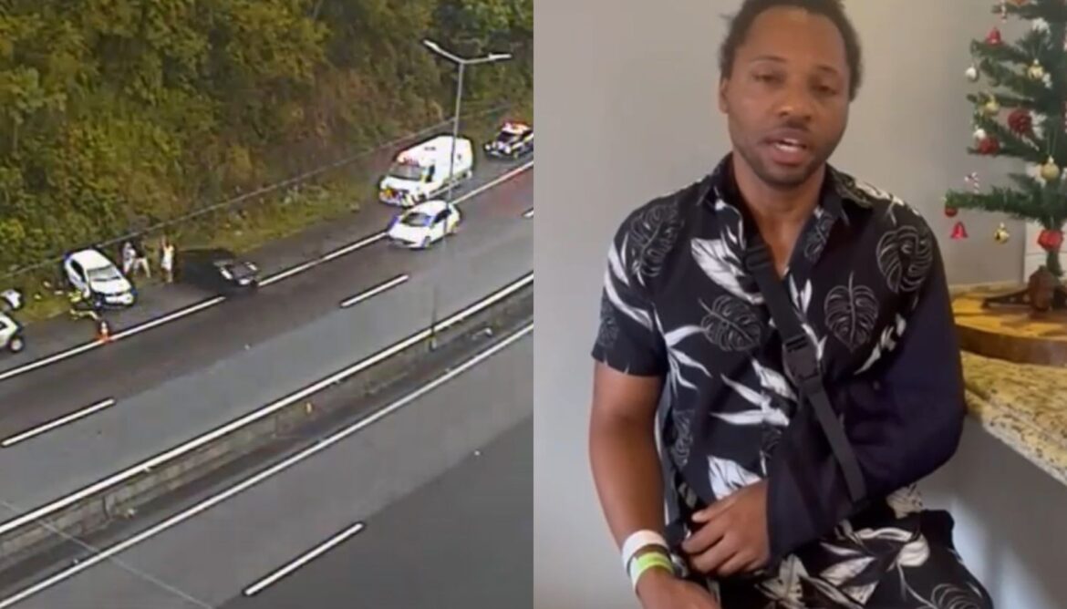 ‘fui-lancado-para-tras’,-diz-policial-atropelado-em-atendimento-na-br-101-em-sc;-4-pessoas-foram-atingidas