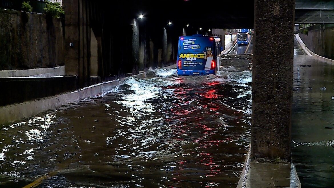 chuva-deixa-ruas-alagadas-e-provoca-queda-de-arvores-em-juiz-de-fora;-bairro-industrial-e-centro-foram-as-regioes-mais-afetadas
